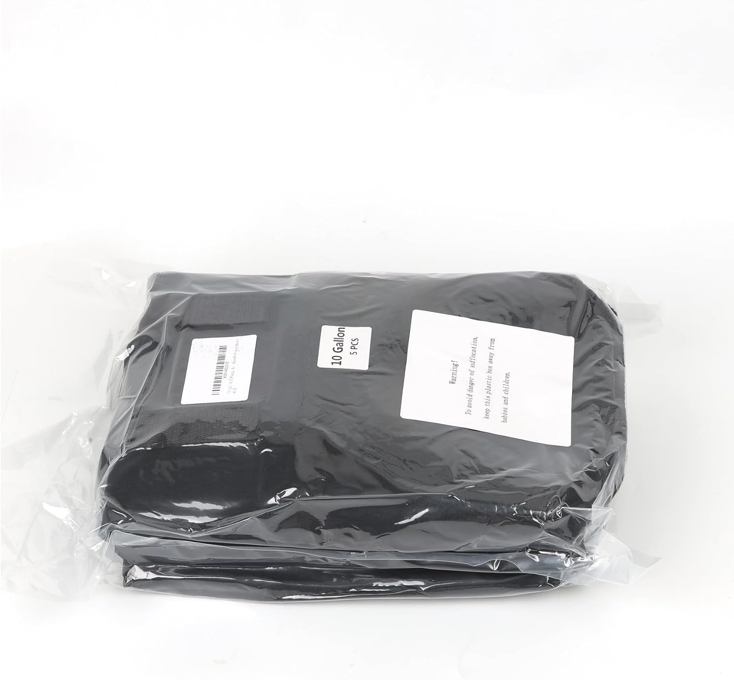 Fabric Plant Grow Bags with Handle 10 Gallon Pack of 5, Heavy Duty Nonwoven Smart Garden Pot Thickened Aeration Nursery Container Black for Outdoor Potato, Tomato, Chili, Carrot and Vegetables